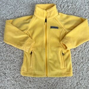 Columbia Yellow Fleece Jacket for Kids